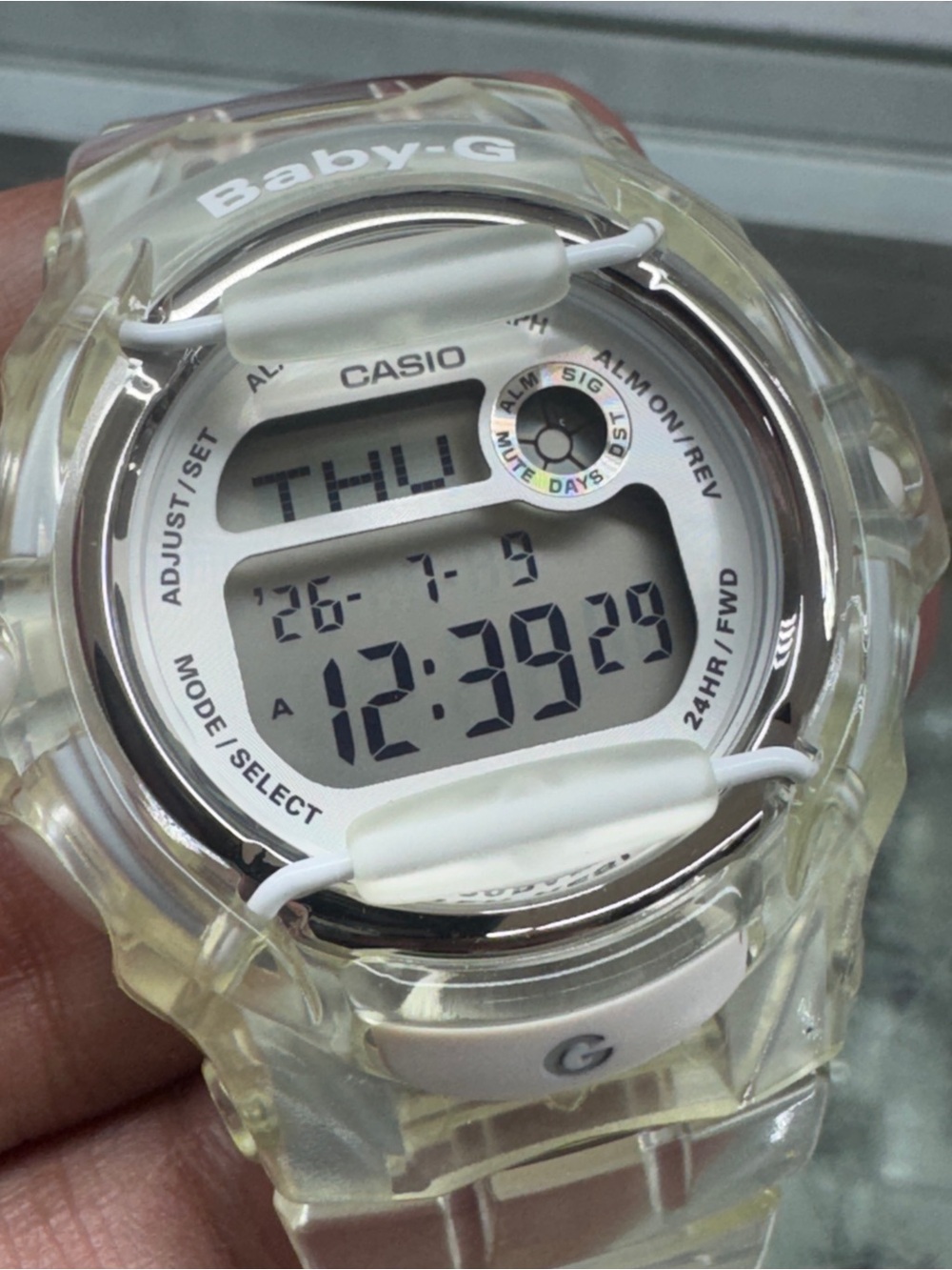 Casio Baby-G Clear/White Digital Watch